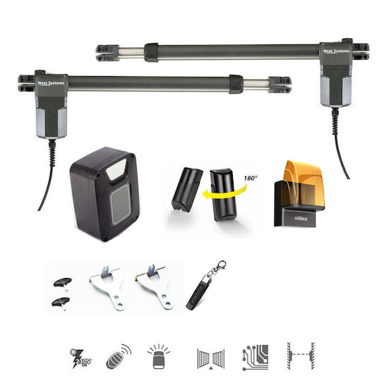 GRsistemi Garage Door Motor Set for Counterweight Door up to 250kg Right Arm Direction