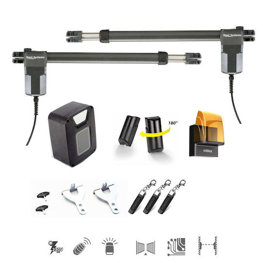 GRsistemi Set Motor Pentru Ușă De Garaj Contragreutate Până La 250kg Direcția Dreapta