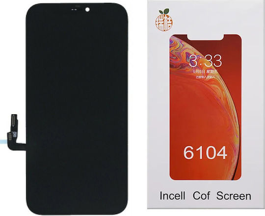 Οθόνη mit Touch-Mechanismus für iPhone 12 / 12 Pro (Schwarz)