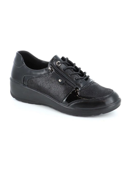 B-Soft Femei Sneakers NEGRU