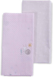 Nef-Nef Homeware Σετ Cute Snail Ροζ 70x120εκ.