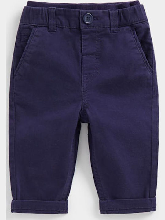 Pantaloni din Material Textil pentru Copii Albastru închis