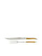Forge De Laguiole Inox Serving Utensil Set Brown 2pcs