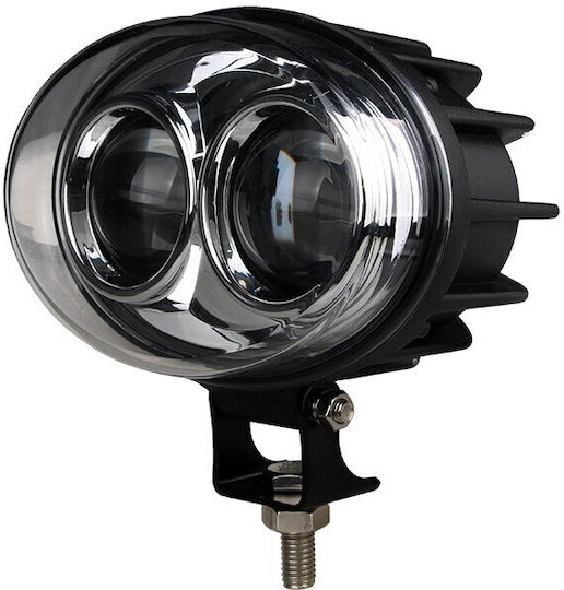 M-Tech Στρογγυλός Προβολέας Αυτοκινήτου LED Universal 12 - 30V 7.5cm 1τμχ
