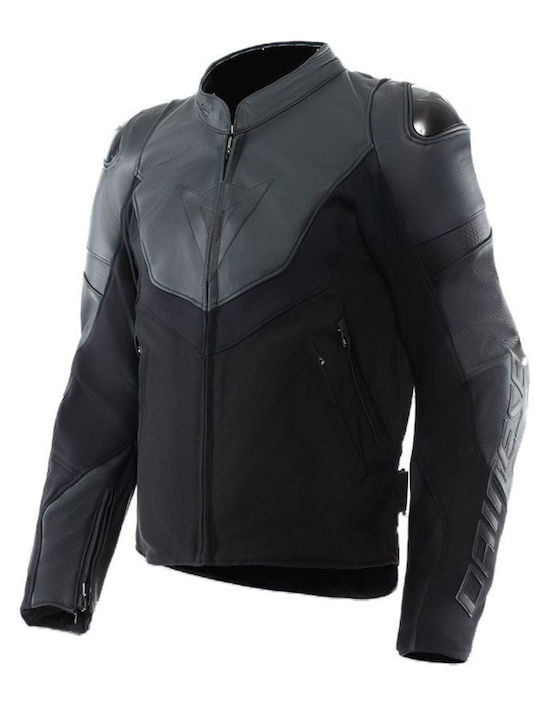 Dainese Men's Riding Jacket Leather Black