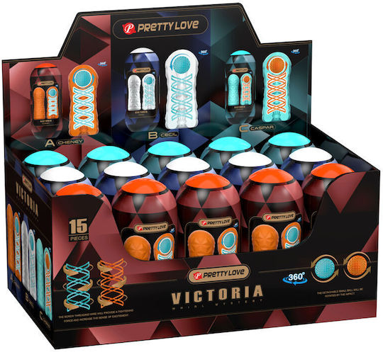 Pretty Love Victoria Masturbator 15 Pieces Κωδικός Προϊόντος D-238739