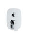 Tema 020-TEEM-0164 Built-in Faucet Mixer for Shower 3 Exits Silver