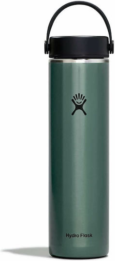 Hydro Flask Lightweight Wide Flex Cap Bottle Thermos Stainless Steel BPA Free 710ml Serpentine