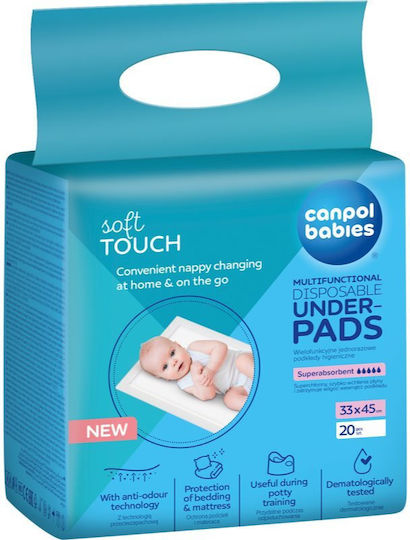 Canpol Babies Σελτεδάκι μιας Χρήσης 33x45cm 20τμχ