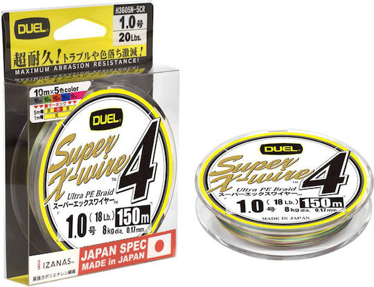 Duel X-wire Νήμα Ψαρέματος 200m / 0.24mm / 5.4kg