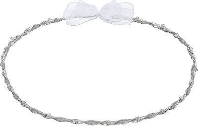 Novaker Handmade Silver Plated Wedding Crowns