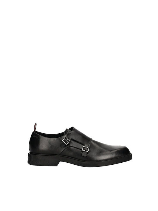 Hugo Men's Leather Dress Shoes Black