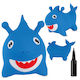 Sun Baby Săritori Baby Shark Pentru 1+ Ani Albastre 62 cm