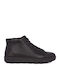 U Spherica Leather Black Men's Boots