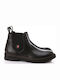 Leather Chelsea Men's Boots Black