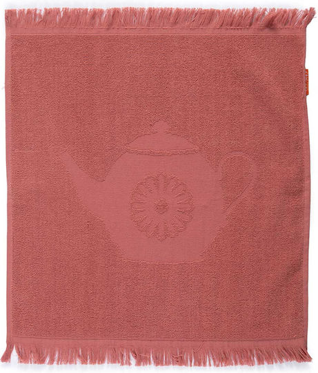 Nef-Nef Homeware Teapot Tea Towel from 100% Cotton in Orange Color 50x50cm Nef-Nef Homeware Teapot Tea Towel from 100% Cotton in Orange Color 50x50cm