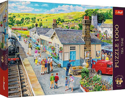 Puzzle Trefl 1000 Premium Plus Tea Time Village Station