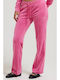 Diamante Tina Sweatpants Velvet Fuchsia