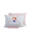 Nef-Nef Homeware Sweet Dreams Set Kids Duvet Cover Single with Pillowcase Cotton Sweet Dreams 160x240cm