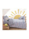 Nef-Nef Homeware Velocity Set Kids Duvet Cover Single with Pillowcase Cotton Velocity 160x240cm