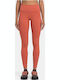 Schulung Frauen Leggings Hochgeschnitten Brick Red