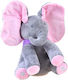 Interactive Plush Elephant Mascot Elephant Covers Its Eyes Sings Za3112