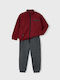 Kids Sweatpants Set Burgundy 2pcs