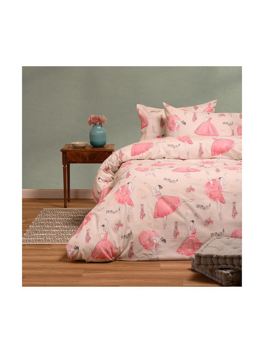 Melinen Σετ Σεντόνια Μονά Βαμβακερά Ecru 170x260cm 3τμχ