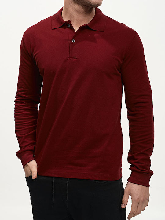 Paco & Co Polo Short Sleeve Blouse Wine