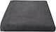 Set 6 Hotel Pool and Beach Towels 200x100 cm Gray