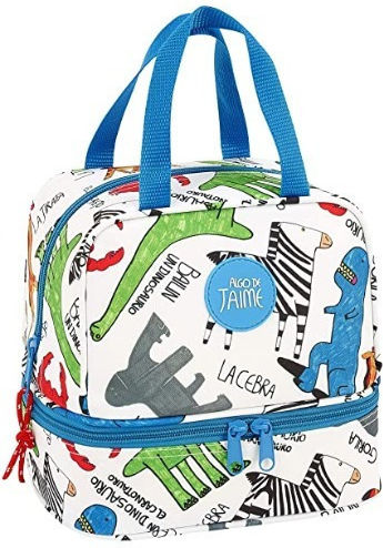 Safta Algo De Jaime School Hand Lunch Bag 4.5lt White 20 x 15 x 20cm