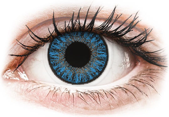 TopVue 10 Tägliche Kontaktlinsen Ohne Dioptrien Hydrogel Saphirblau