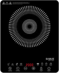 Samus PSVFI-11BG1 Επιτραπέζια Εστία Επαγωγική Μονή Μαύρη