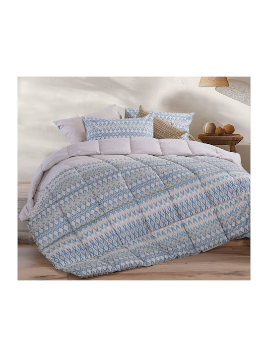 Nef-Nef Homeware Duvet Queen with Hollowfiber Filling 220x240cm Avion Beige 330 GSMGsm