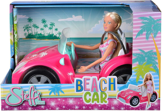 Doll 29cm Steffi Holiday Car Simba Wb
