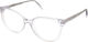 Crulle Unwind Transparenter Damen Acetat Katzen...