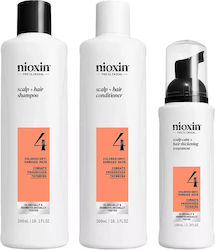 Nioxin Nioxin Hair Care Set for Hair Loss for Coloured Hair with Shampoo and Conditioner 3 Pieces