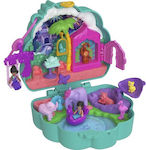 Mattel Miniature Toy Polly Pocket Peacock Garden Compact Lilac