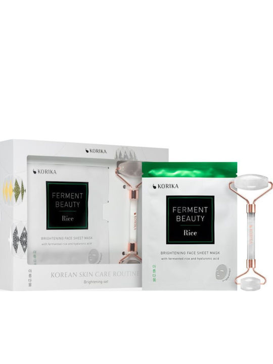 Korika Korean Skin Care Routine Brightening Set Set Îngrijire pentru Strălucire 2buc