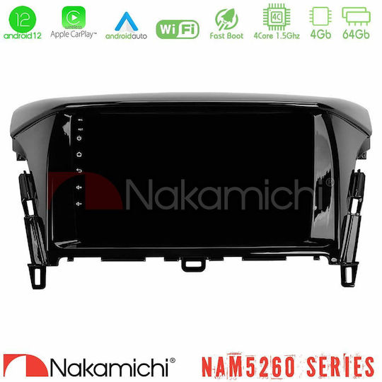 Nakamichi Car Audio System for Mitsubishi Eclipse Cross 2022-2023 (Bluetooth/USB/AUX/WiFi/GPS/Apple-Carplay/Android-Auto) with Touch Screen 9"