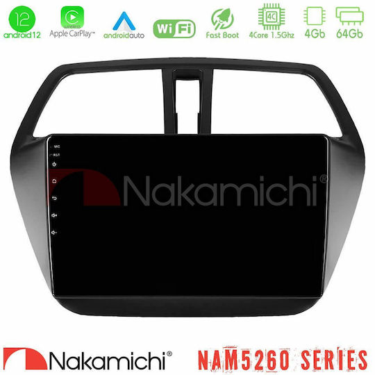 Nakamichi Nam5260 Seria 4core Android12 4+64gb Suzuki Sx4 S-cross Navigație Tabletă Multimedia 9" Carplay & Android Auto