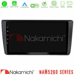 Nakamichi Nam5260 Seria Skoda Octavia 2004-2012 4core Android12 4+64gb Navigație Tabletă Multimedia 9″ Carplay & Android Auto