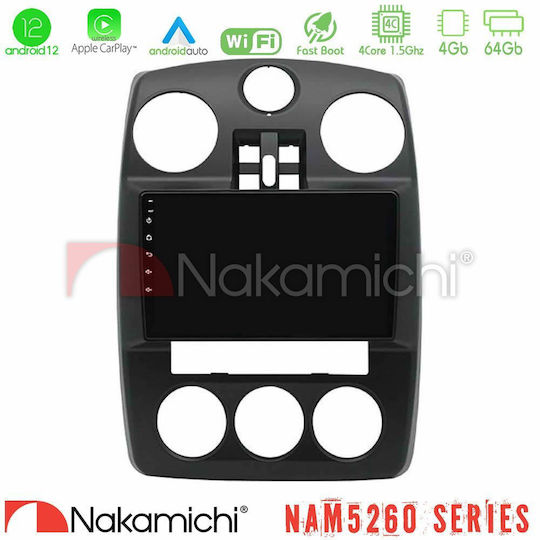 Nakamichi Nam5260 Серия Chrysler Pt-cruiser 2000-2005 4core Android12 4+64gb Навигационна Мултимедийна Таблетка 9″ Carplay & Android Auto Carplay & Android Auto