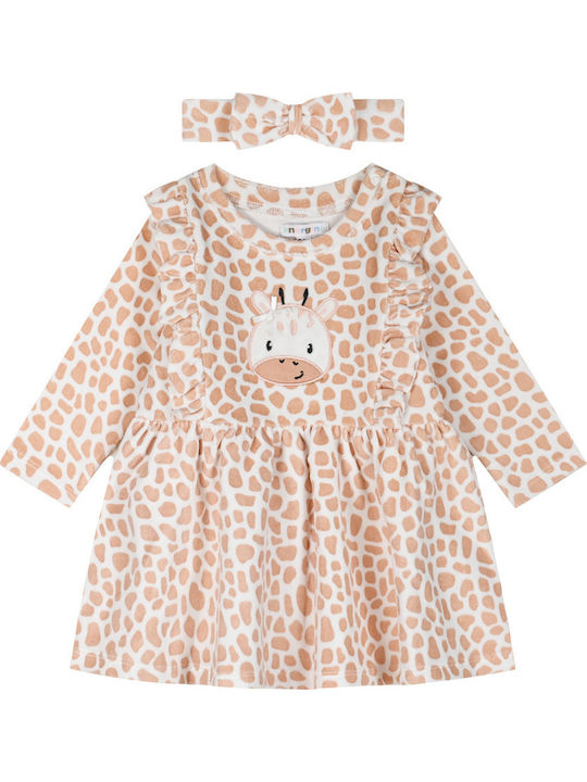 Girls Dress Long Sleeve Velvet Multicolour
