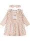 Girls Dress Long Sleeve Velvet Multicolour