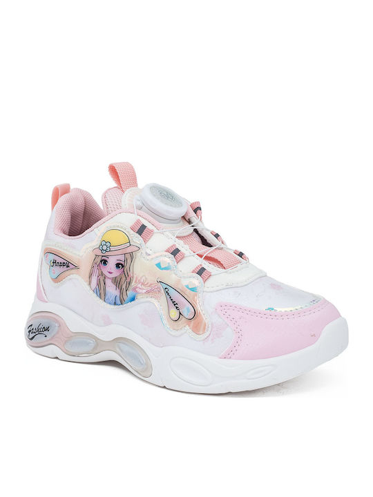 Kinder Sneakers White Pink