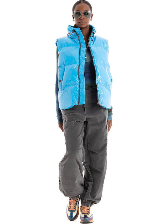 Women's Fabric Cargo Trousers Grey