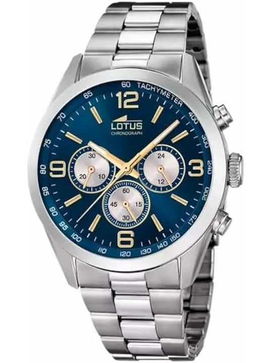Lotus Watches Women's Watch Chronograph with Silver Metal Bracelet