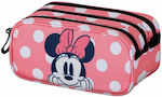 Dreifach-Federmäppchen Minnie Mouse Karactermania Pink