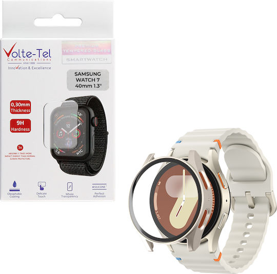 Volte-Tel Gehärtetes Glas für das Galaxy Watch7 40 mm 1Stück 8365461